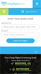 Mobile Screenshot of cheapflightsfinder.com